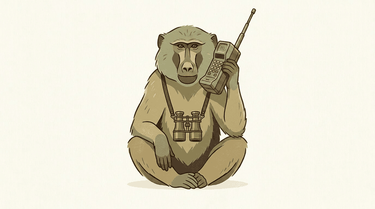Bartholomew on the satellite phone, taking your booking